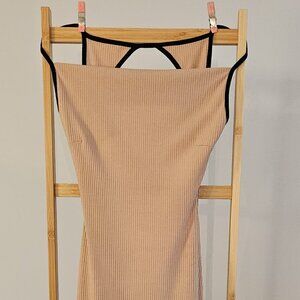 Open-Back Tie Midi Dress